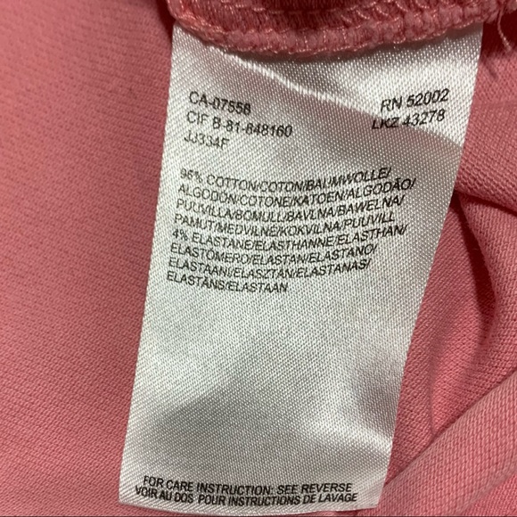 Mexx Grapefruit Pink Slim Fit Polo Shirt NWOT Size Medium - Picture 6 of 10